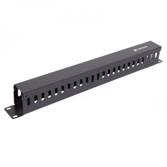 VRMH01-1F : THANH QUẢN LÝ CÁP NGANG, 1U, DẠNG RĂNG LƯỢT, MÀU ĐEN VIETRACK
