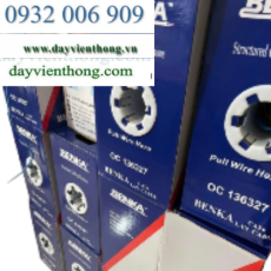 313 4224C6"Benka U/UTP CAT.6 Cable 4×2×24 AWG, 305m/box ANSI/TIA-568-C.2, ISO/IEC 11801, UL approved"