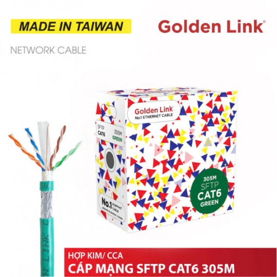 DÂY CÁP MẠNG SFTP CAT6 GOLDEN LINK