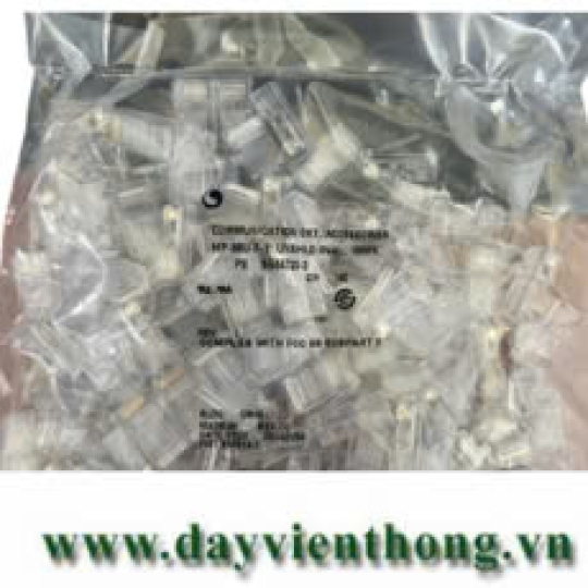 ĐẦU BẤM MẠNG 6-554720-3 MP-88U-F-1 COMMSCOPE RJ45 CAT5E M0DULAR PLUG KIT 8P/8C 100/BAG